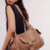 Saddle Leigh Distressed Leather Tote Bag - Stylefav