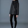 Adali Black Signature Collar Down Coat - Stylefav