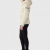 Madalyn Cream Shiny Light Down Hooded Puffer Jacket - Stylefav