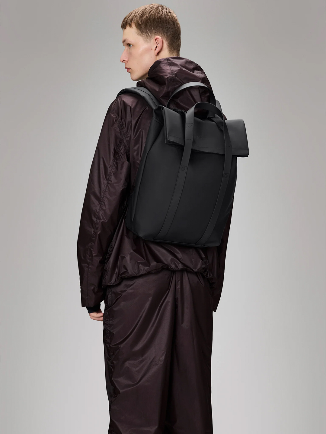 Black 2 Way Tote Backpack - Stylefav