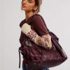 Blackberry Emerson Leather Tote Bag - Stylefav
