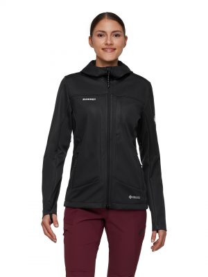 Women's Black Ultimate VIII SO Hooded Jacket - Stylefav
