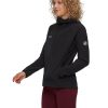 Women’s Black Ultimate Comfort So Hooded Jacket - Stylefav
