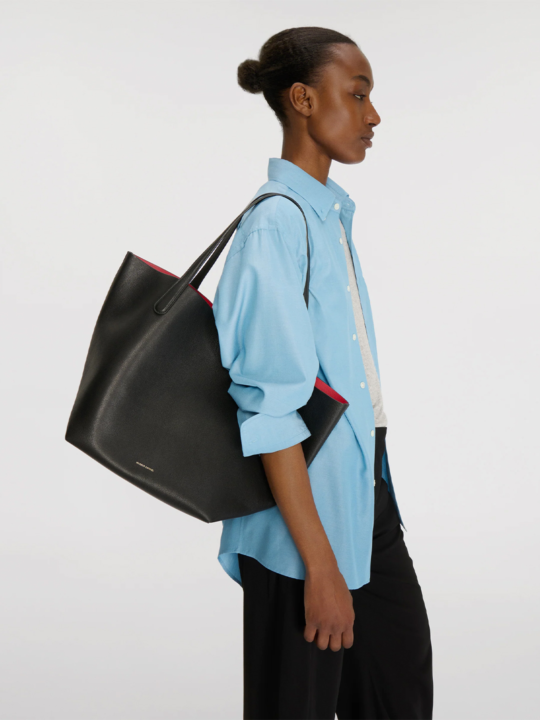 Black Everyday Soft Tote Bag - Stylefav