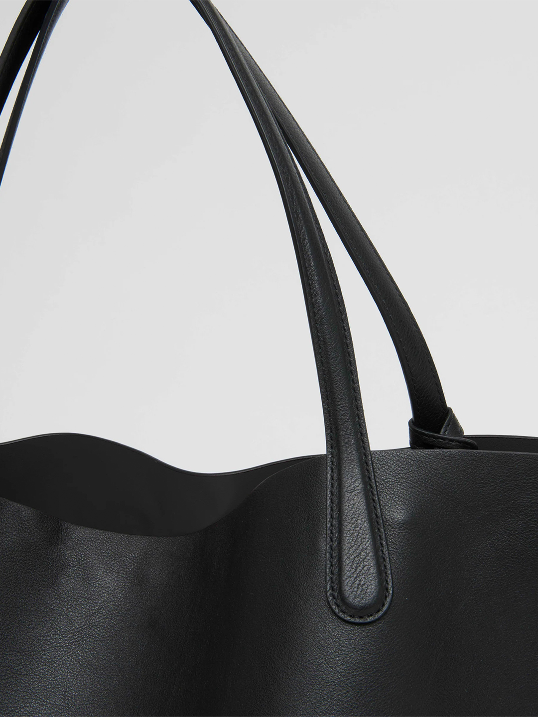Black Everyday Soft Tote Bag - Stylefav