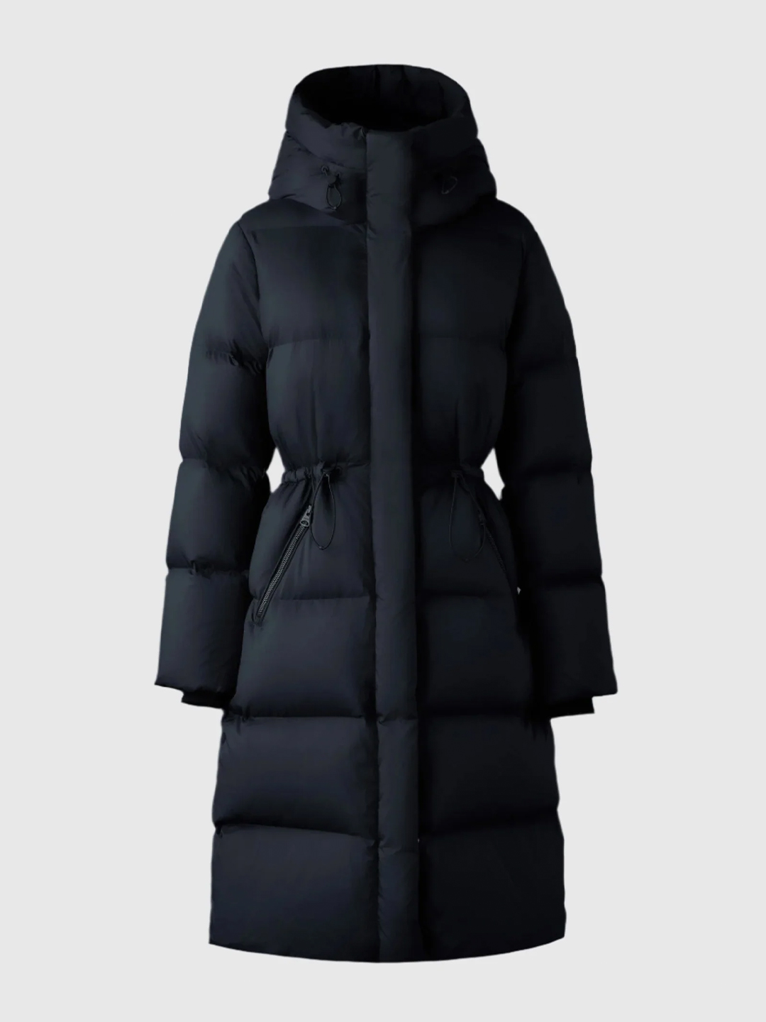 Ishani-SW Softwash long down coat with hood - Stylefav