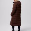 Women's Amaze Puff Tobacco Long Hooded Jacket - Stylefav