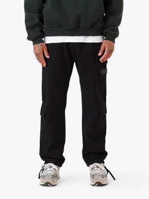 Black Utility Tech Pants - Stylefav