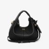 Black Mini Hobo Bag - Stylefav