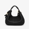 Black Mini Hobo Bag - Stylefav