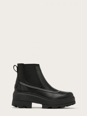Joan Frwd Black Chelsea Waterproof Leather Boots - Stylefav