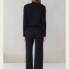 Loretta Black Cotton Silk Bomber Jacket - Stylefav