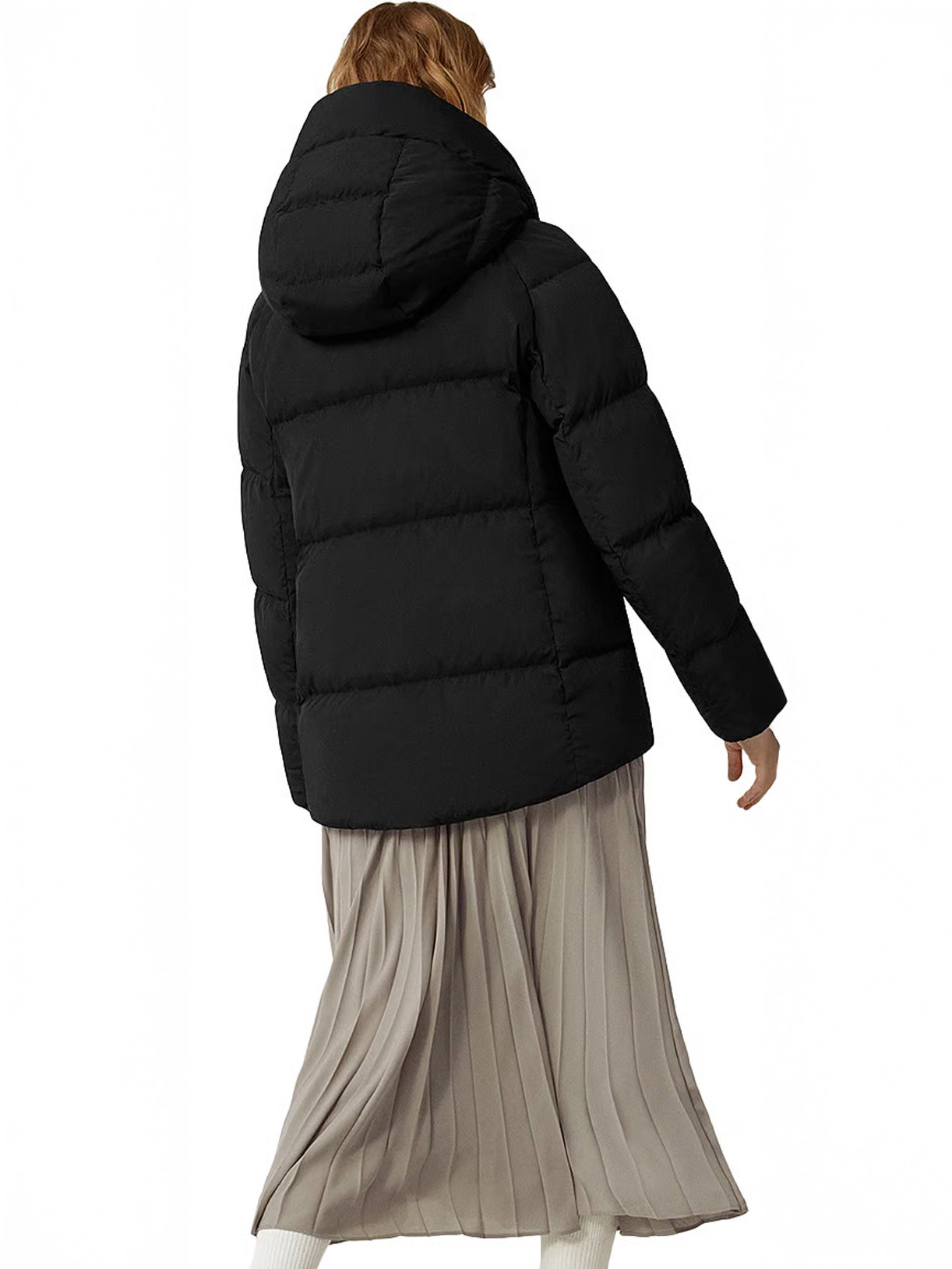 Marlow Black Short Down Winter Jacket