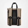 Beige 2 Way Tote Backpack Mini - Stylefav