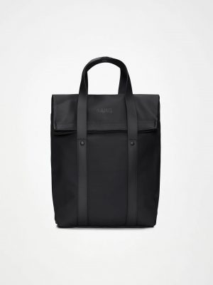 Black 2 Way Tote Backpack Mini - Stylefav