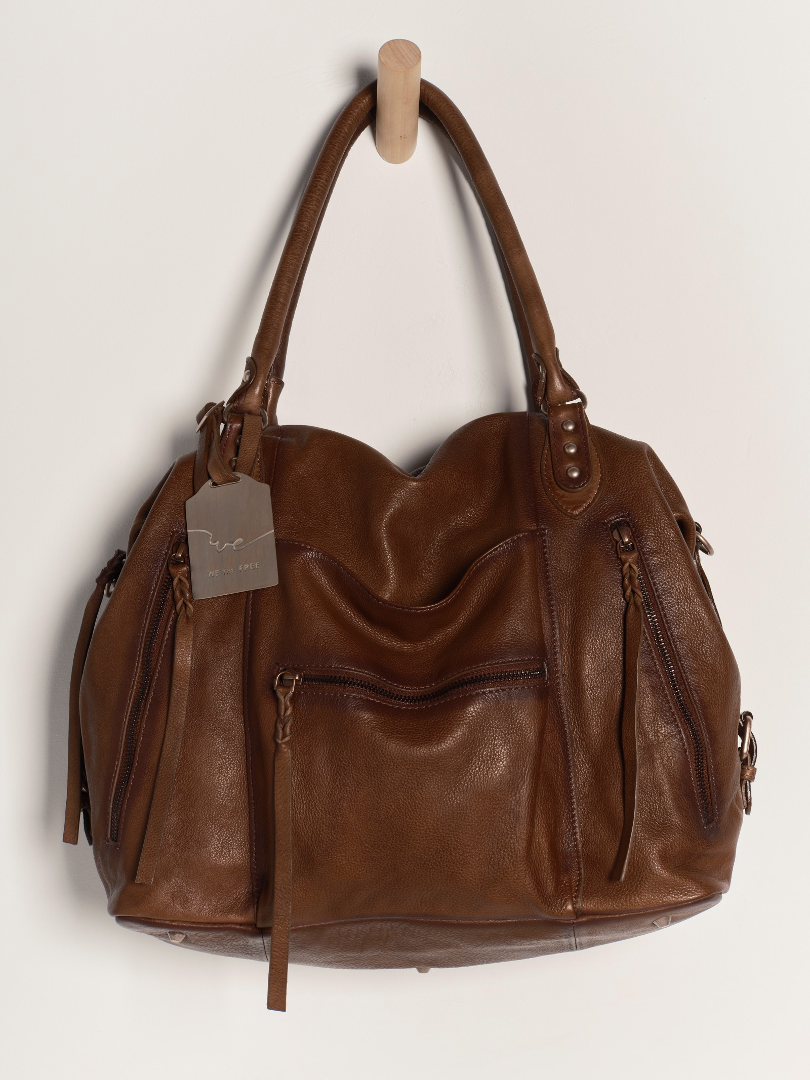 Espresso Emerson Leather Tote Bag - Stylefav