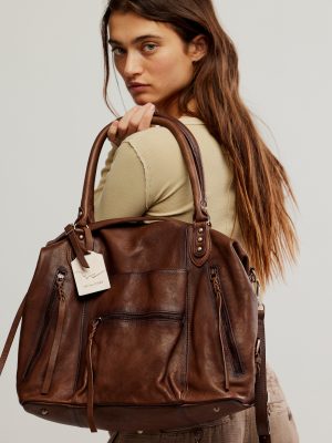 Espresso Emerson Leather Tote Bag