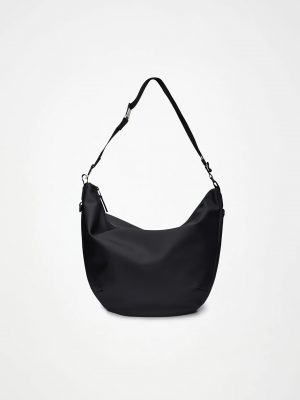 Black Large Valera Shoulder Bag - Stylefav