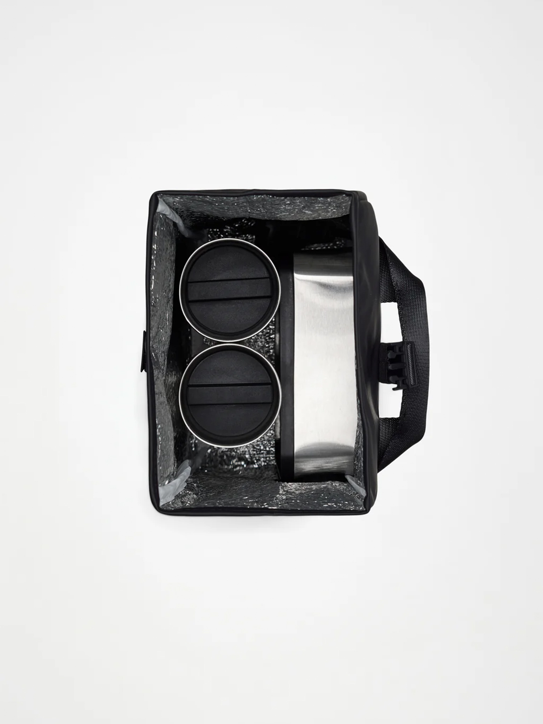 Black Soft Cooler Lunch Bag - Stylefav