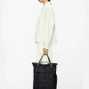 Black Trail Rolltop Tote Bag - Stylefav