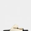 Etna Bold Leather Slide Sandals - Stylefav