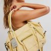 Butter Yellow Baby Emerson Leather Bag - Stylefav