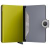 Grey Lime Miniwallet Matte Cardholder - Stylefav