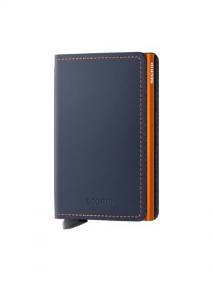 Blue Orange Slimwallet Matte Cardholder - Stylefav