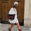 Suzie Espresso Suede Slouch Tote Bag - Stylefav