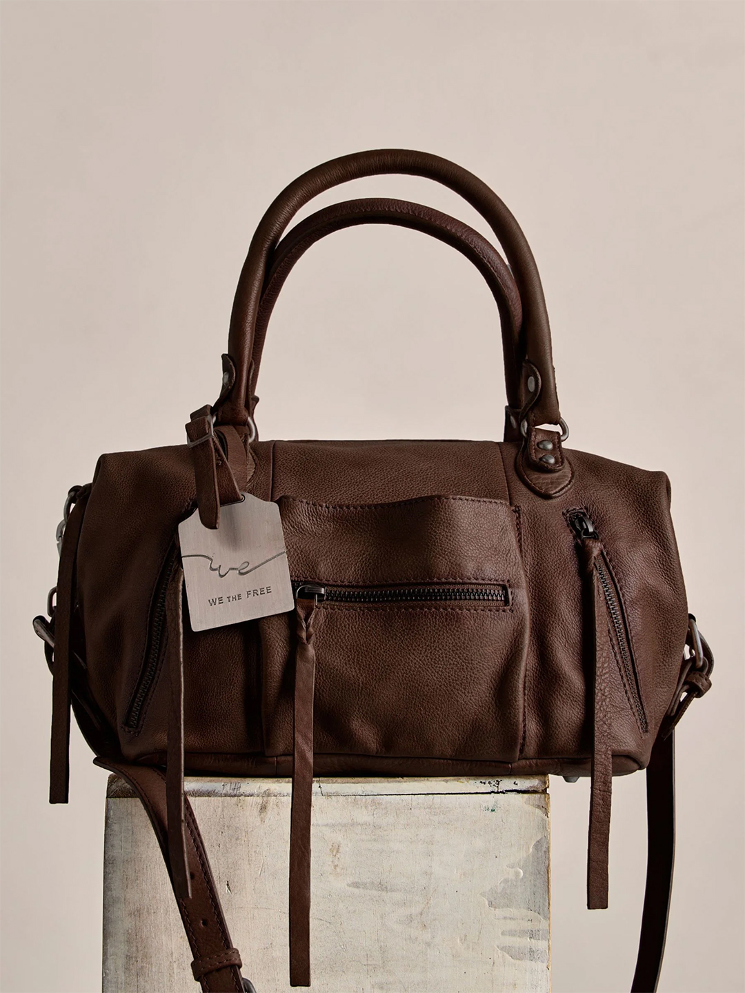 Espresso Baby Emerson Leather Bag - Stylefav