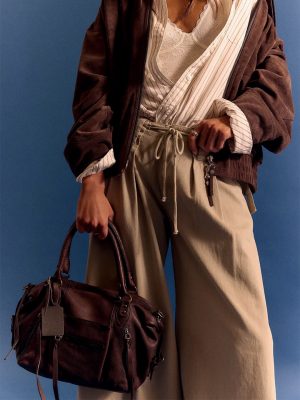 Espresso Baby Emerson Leather Bag - Stylefav