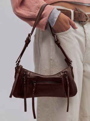 Espresso Emerson Shoulder Bag - Stylefav