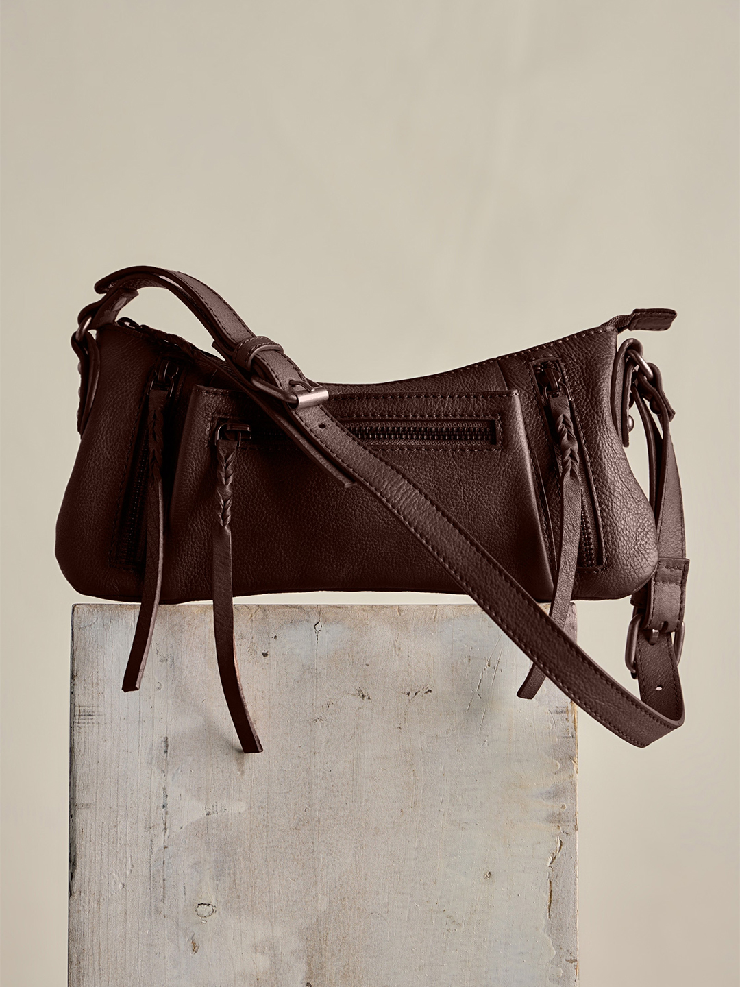 Espresso Emerson Shoulder Bag - Stylefav