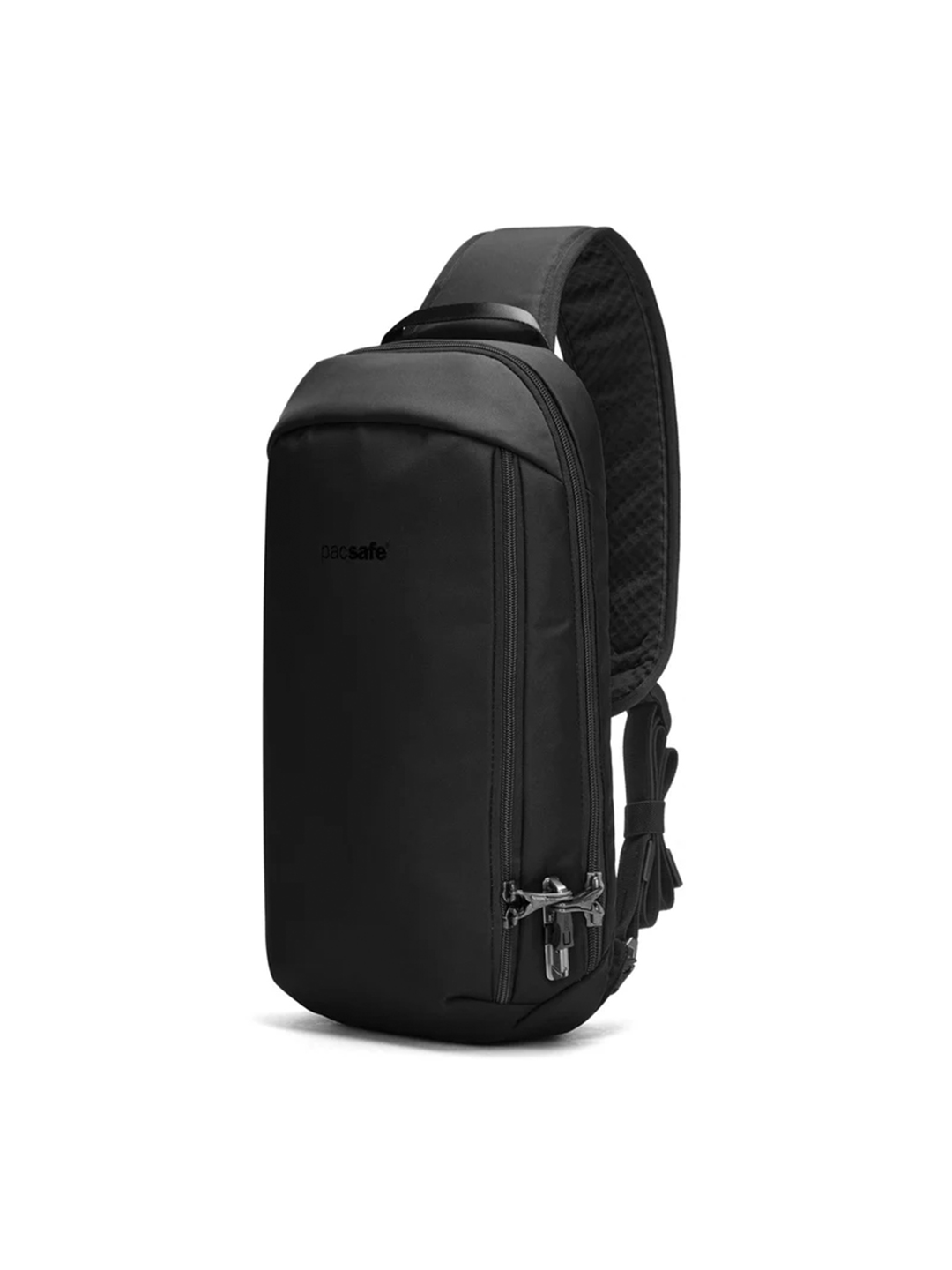 V Tech Anti-Theft Black Sling Crossbody Pack 10L - Stylefav