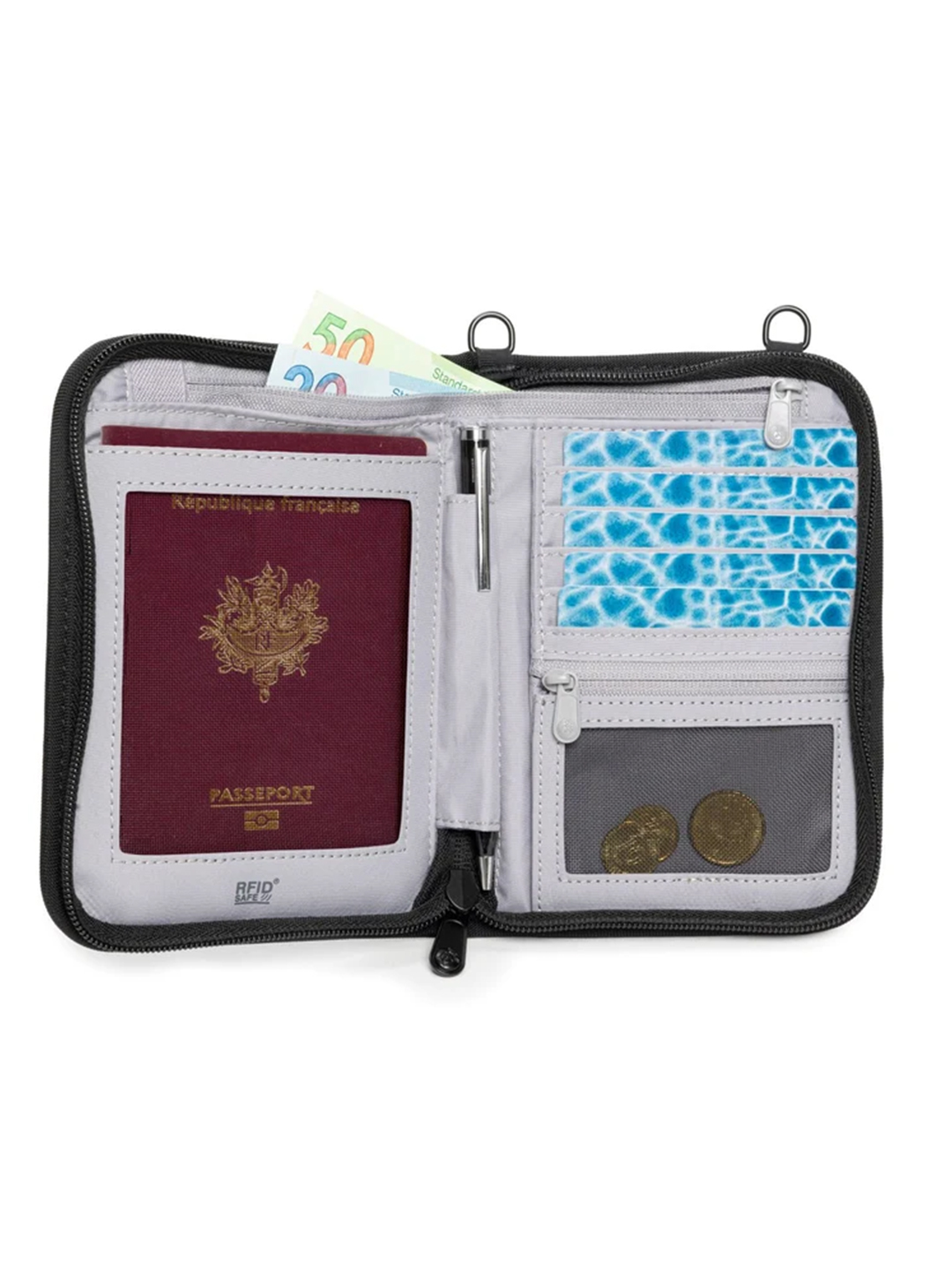 RFIDsafe V150 RFID blocking compact organizer - Stylefav