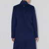 DIANE-CW Navy Midi Wool Coat - Stylefav