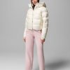 Amaze Puff Pearl Shine Hooded Down Jacket - Stylefav
