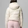Amaze Puff Pearl Shine Hooded Down Jacket - Stylefav