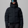 Women's Roffe Ridge Down Heat Seal Black Ski Jacket - Stylefav