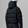 Women's Roffe Ridge Down Heat Seal Black Ski Jacket - Stylefav
