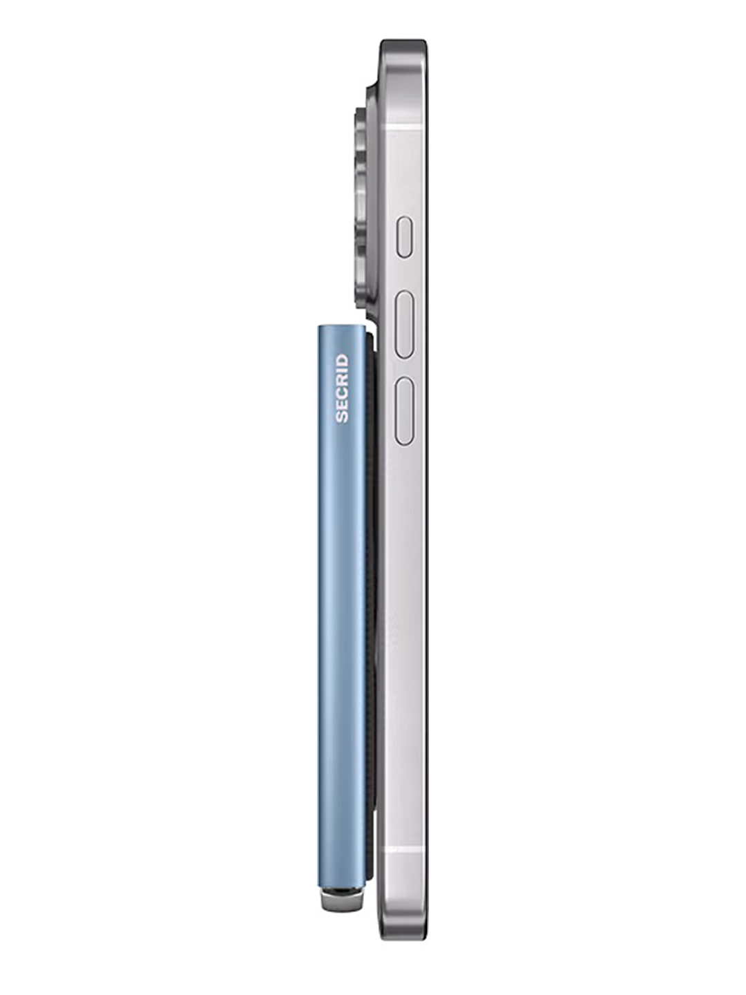 Ice Blue Premium+ Fluted Cardprotector for Magsafe - Stylefav