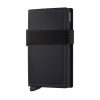 Black-Black Matte Bandwallet Money/Cardholder - Stylefav