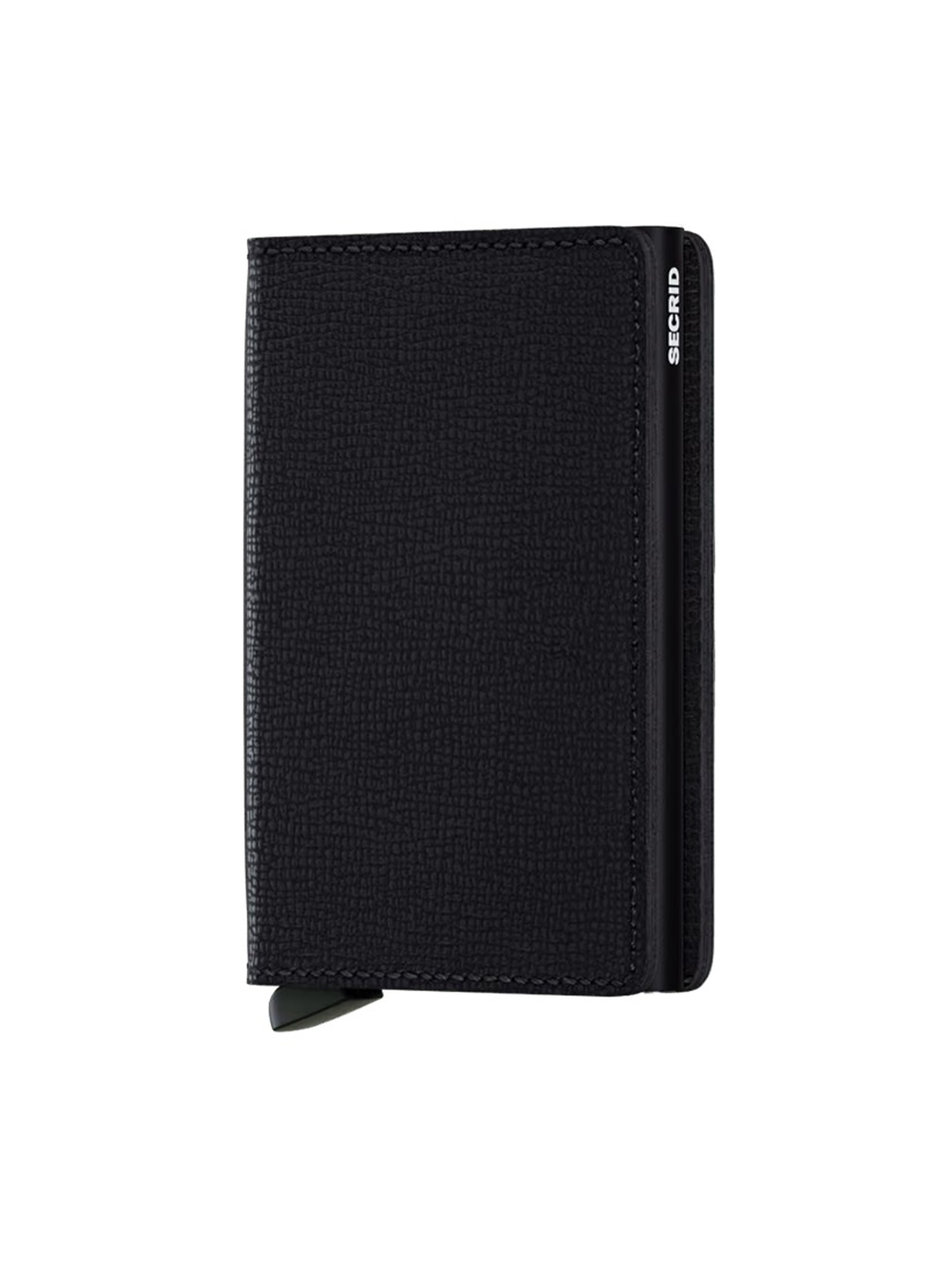 Crisple Black Leather Slimwallet Cardholder - Stylefav