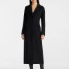 Corazon Black Wool Coat - Stylefav