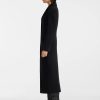 Corazon Black Wool Coat - Stylefav