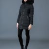 CALLA-BXZ Agile-360 Stretch Light Down Coat with Blue Fox Fur Collar - Stylefav